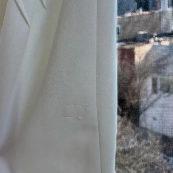 ⟡ white sleeveless pleated waist sheath dress from Donna Karan in size 6 ⟡ - Picture 8 of 8